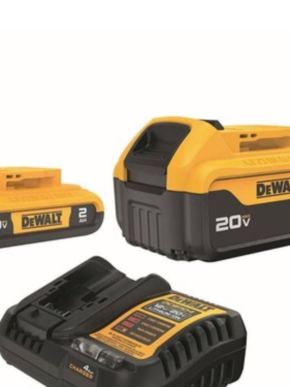**BRAND NEW** DEWALT 20V KIT 5.0 & 2.0 Ah Batteries w/ Charger DCB225-2C